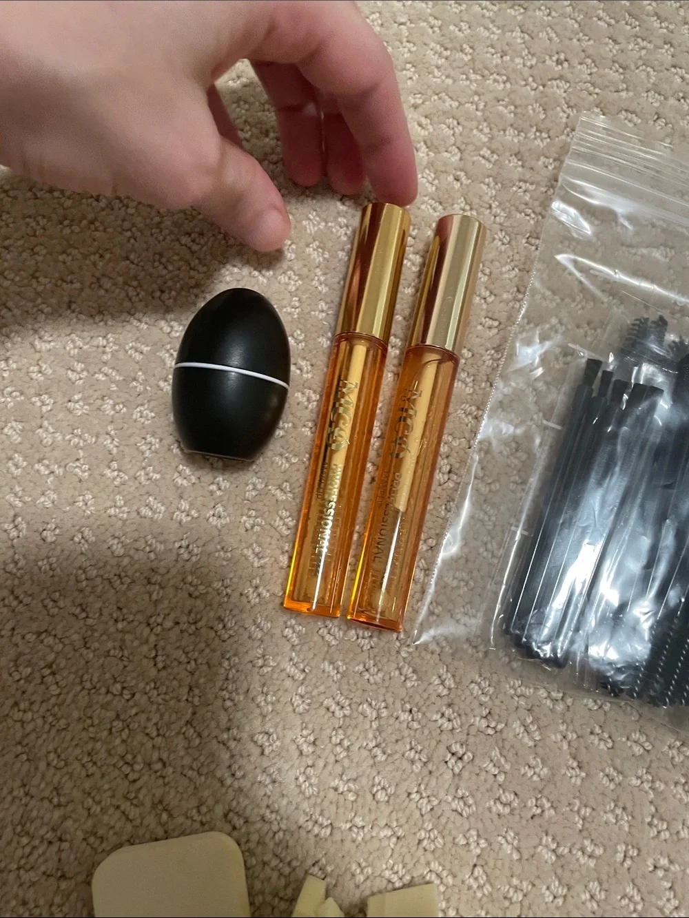 🖤5/$25 makeup Supplies - Black Brush and Makeup Accessories Set spoolies